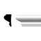 Ekena Millwork WM164 - 1 1/8"H x 3/4"P x 96"L Base Moulding, PVC WM164X96SWPV - alternate 1